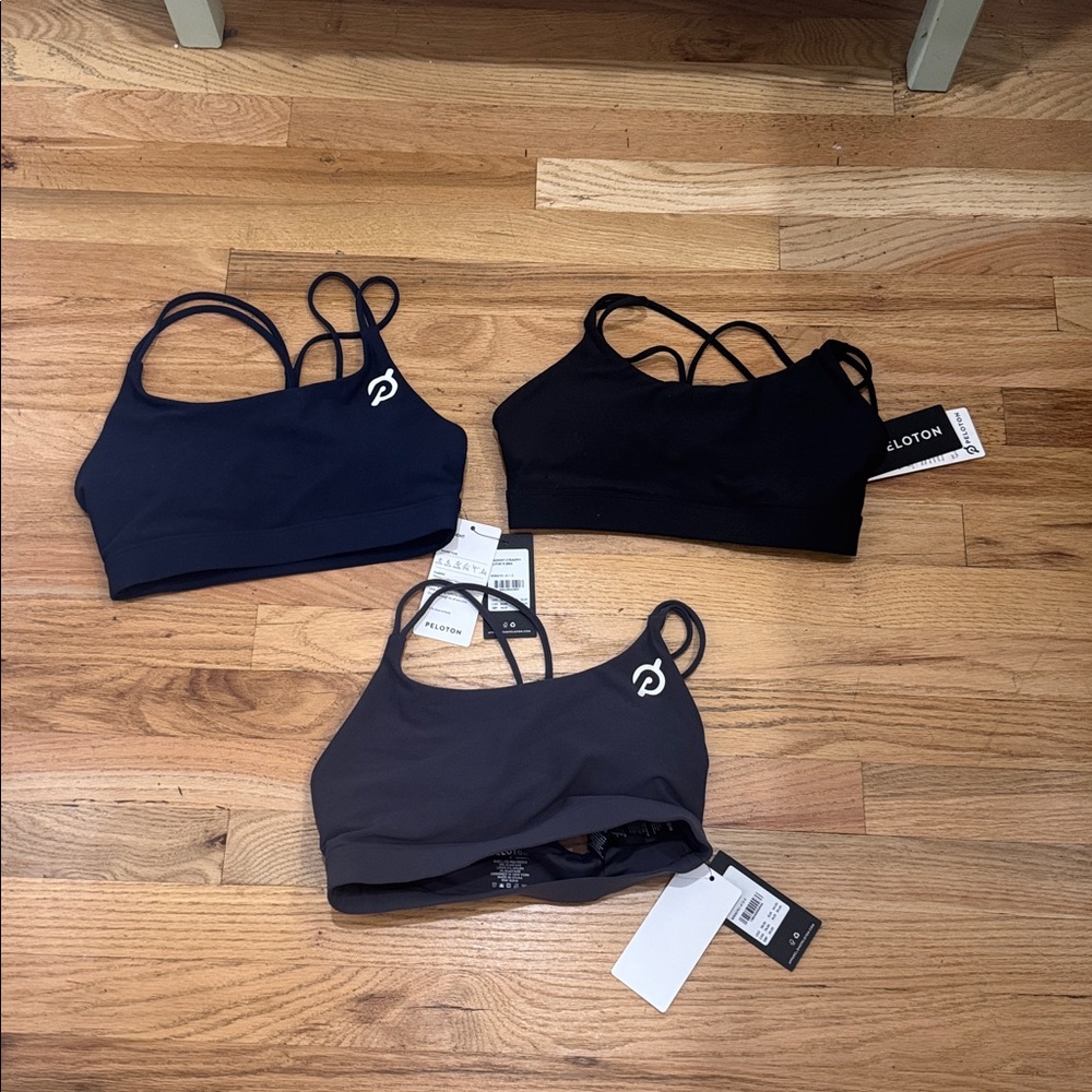 NWT Peloton Cadent Strappy Elevate Bra Bundle